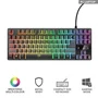 Trust GXT 833 Thado Teclado Gaming TKL Compacto Negro/Plata